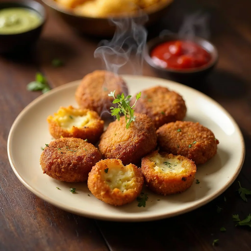 Falafel Prefritos 6 Unidades con Patatas