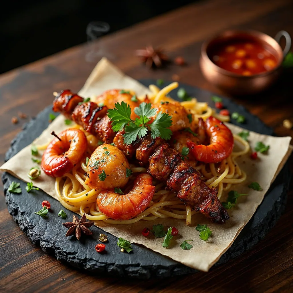 Parrillada Mixta Tandoori Especial de la Casa