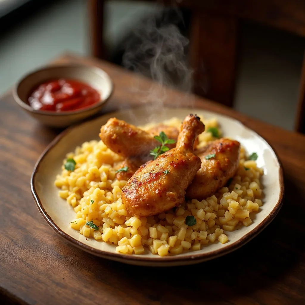 Pechuga de Pollo y Patatas