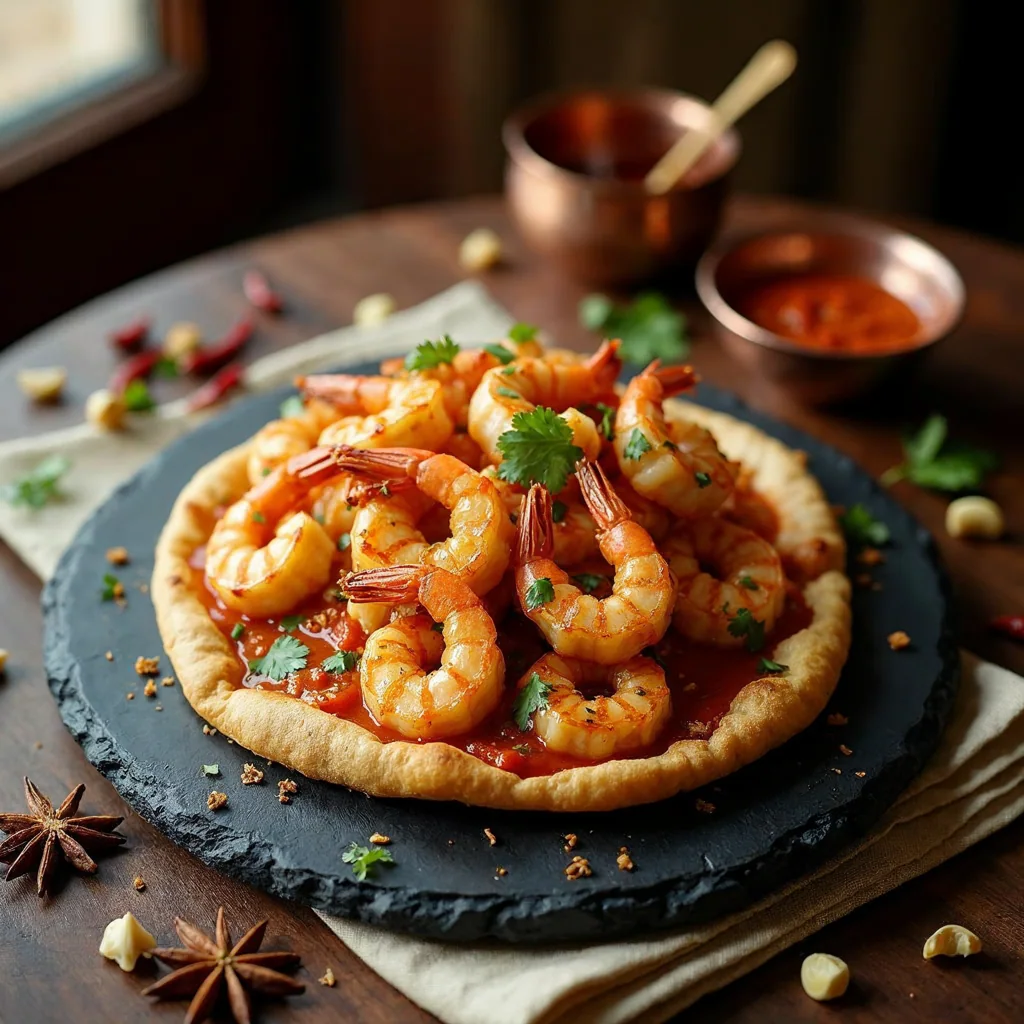 Prawns puri